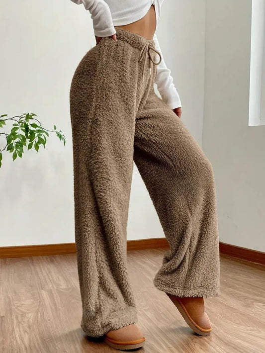 Patricia - Hose mit weitem Bein und Kordelzug an der Taille