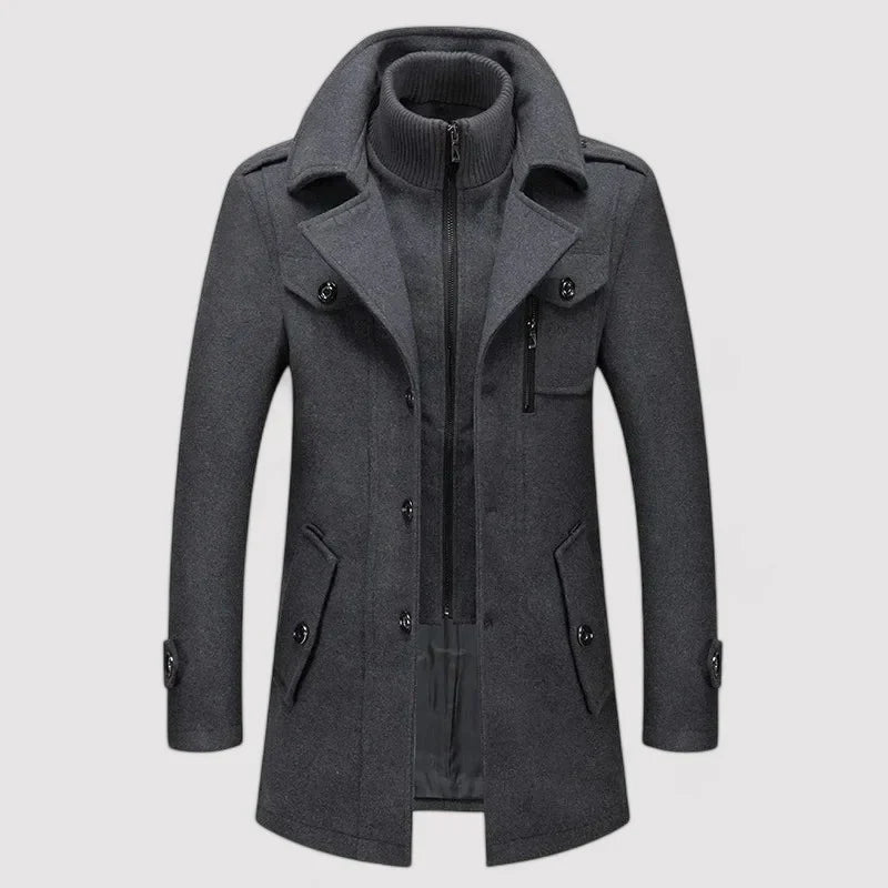 Hollis - Woll-Trenchcoat für Herren